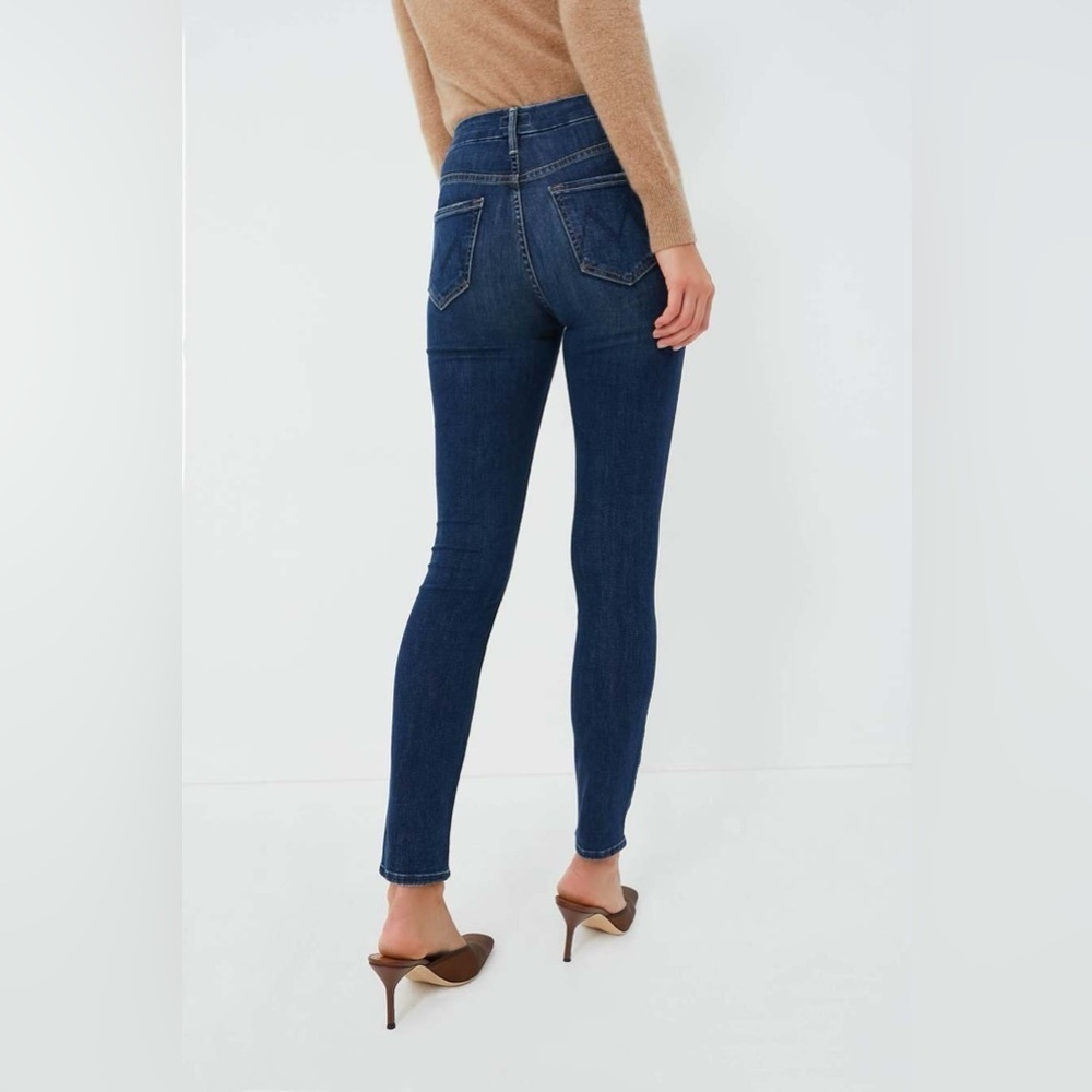 MOTHER The Looker Blue Skinny Jeans - Picture 4 of 14